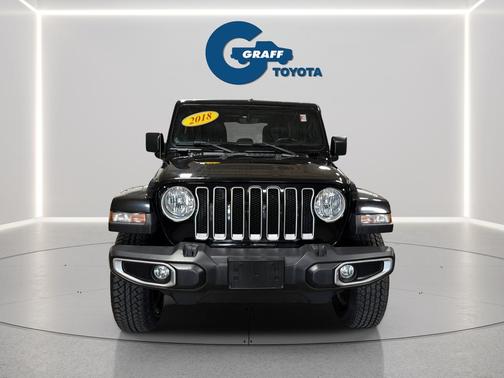 Black Clearcoat 2018 Jeep Wrangler Unlimited Sahara