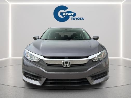 Aegean Blue Metallic 2017 Honda Civic LX