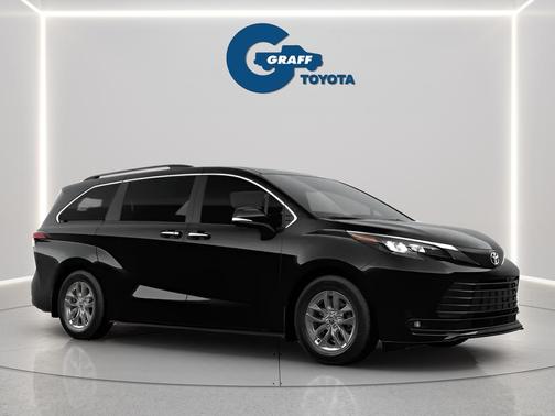 Midnight Black Metallic 2026 Toyota Sienna XLE