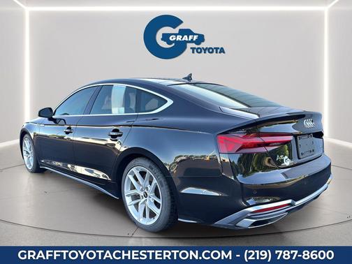 Mythos Black Metallic 2024 Audi A5 Sportback 45 S Line Premium Plus