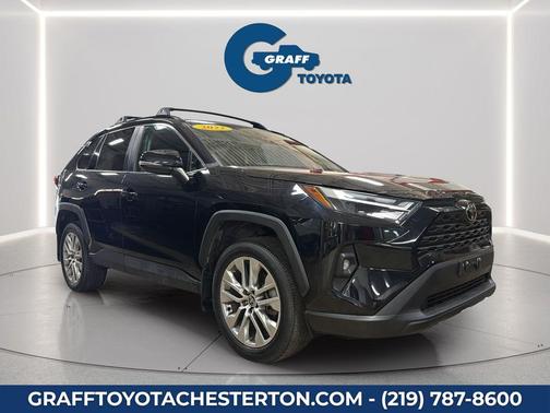 Midnight Black Metallic 2022 Toyota RAV4 XLE Premium