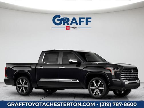 Midnight Black Metallic 2026 Toyota Tundra Hybrid Capstone