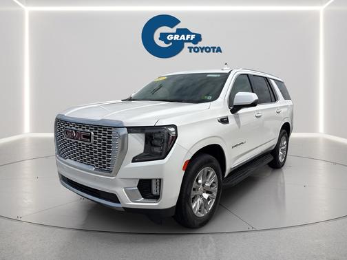 White Frost Tricoat 2021 GMC Yukon Denali