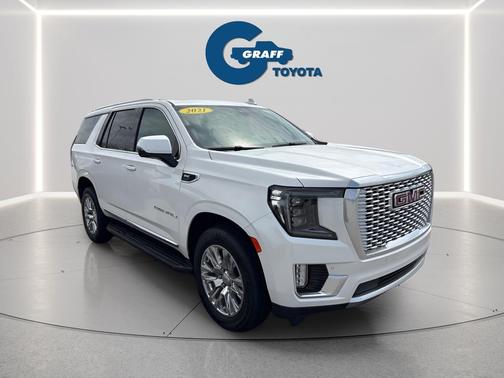 White Frost Tricoat 2021 GMC Yukon Denali
