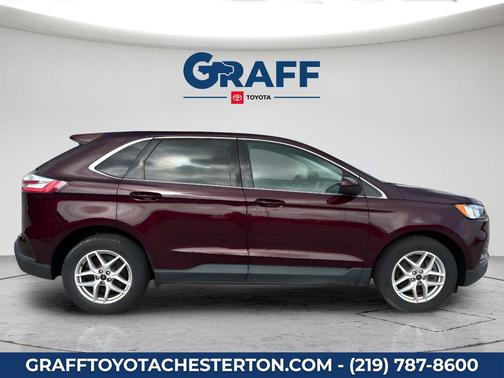 Burgundy Velvet Metallic Tinted Clearcoat 2021 Ford Edge SEL