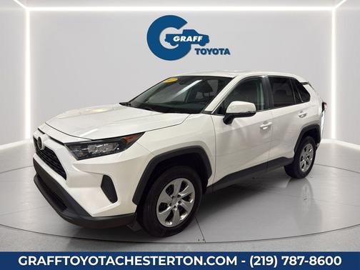 White 2022 Toyota RAV4 LE