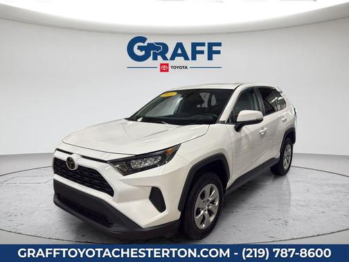 White 2022 Toyota RAV4 LE