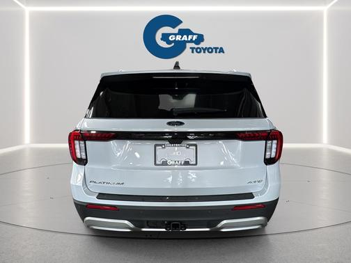 SPACE WHITE METALLIC 2025 Ford Explorer Platinum