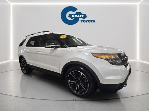 WHITE PLATINUM MET TRI-COAT 2015 Ford Explorer Sport