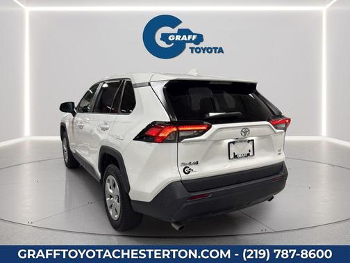 White 2022 Toyota RAV4 LE