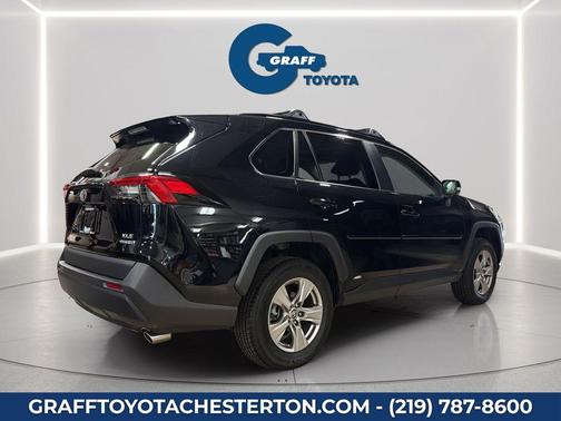 Midnight Black Metallic 2024 Toyota RAV4 Hybrid XLE
