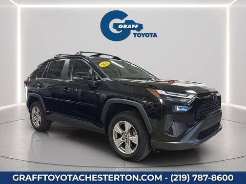 Midnight Black Metallic 2024 Toyota RAV4 Hybrid XLE