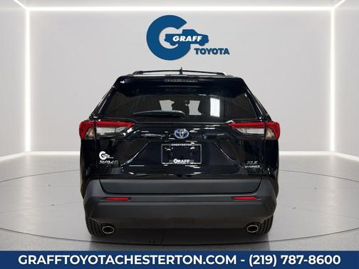 Midnight Black Metallic 2024 Toyota RAV4 Hybrid XLE