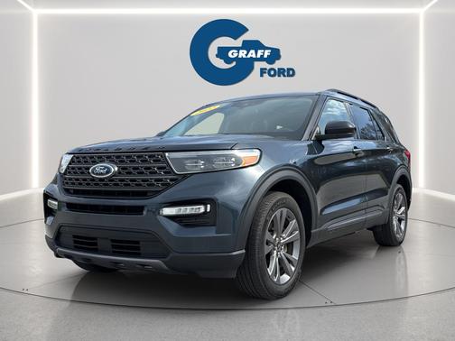 STONE BLUE METALLIC 2022 Ford Explorer XLT