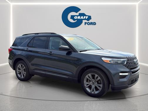 STONE BLUE METALLIC 2022 Ford Explorer XLT