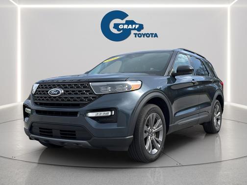 STONE BLUE METALLIC 2022 Ford Explorer XLT