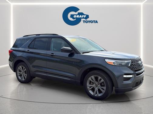 STONE BLUE METALLIC 2022 Ford Explorer XLT