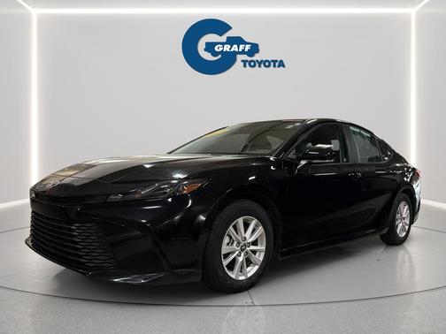 Midnight Black Metallic 2025 Toyota Camry LE