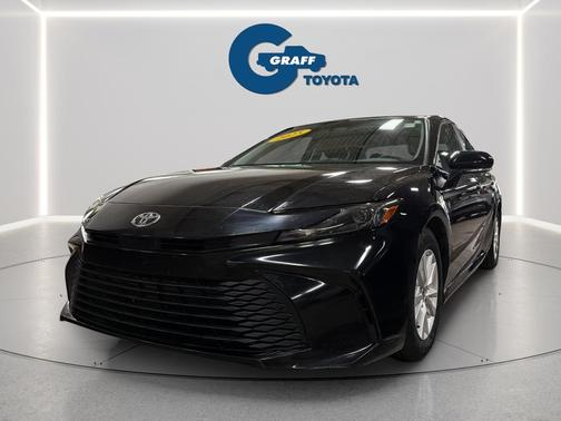Midnight Black Metallic 2025 Toyota Camry LE