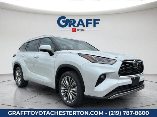 Wind Chill Pearl 2026 Toyota Highlander Platinum