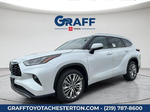 Wind Chill Pearl 2026 Toyota Highlander Platinum