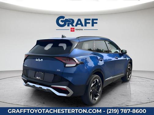 Sapphire Blue 2023 Kia Sportage SX-Prestige