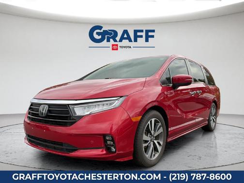 Radiant Red Metallic II 2023 Honda Odyssey Touring