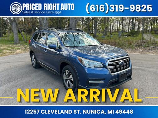 Abyss Blue Pearl 2020 Subaru Ascent Premium 8-Passenger