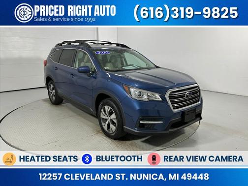 Abyss Blue Pearl 2020 Subaru Ascent Premium 8-Passenger