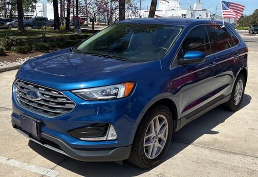 Atlas Blue 2021 Ford Edge SEL