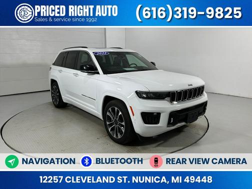 Bright White 2022 Jeep Grand Cherokee Overland