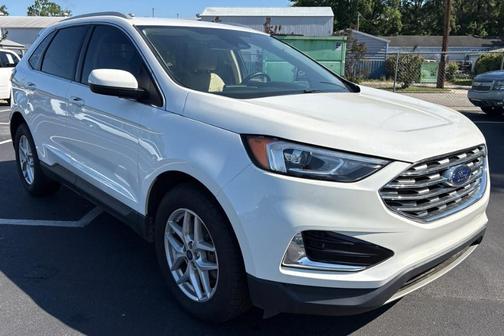 White Metallic 2022 Ford Edge SEL