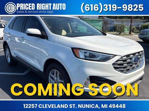 White Metallic 2022 Ford Edge SEL