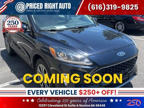 Blue Metallic 2021 Ford Escape SEL