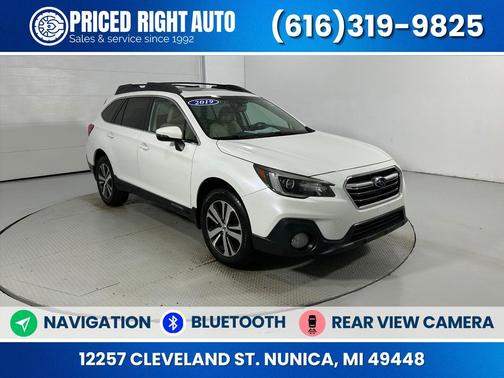 Crystal White Pearl 2019 Subaru Outback 2.5i Limited