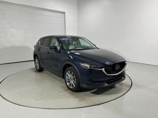 Deep Crystal Blue Mica 2021 Mazda CX-5 Grand Touring Reserve