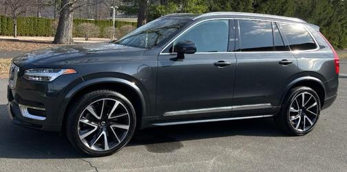Savile Grey Metallic 2022 Volvo XC90 Recharge Plug-In Hybrid T8 Inscription Expression 7 Passenger