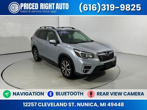 Ice Silver 2020 Subaru Forester Limited