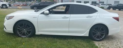 Platinum White Pearl 2020 Acura TLX Technology