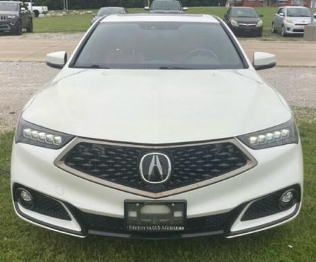 Platinum White Pearl 2020 Acura TLX Technology