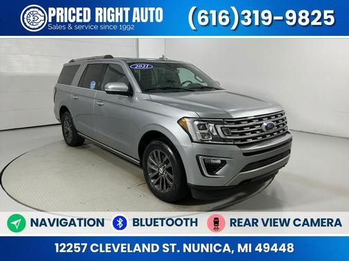 Iconic Silver Metallic 2021 Ford Expedition Max Limited