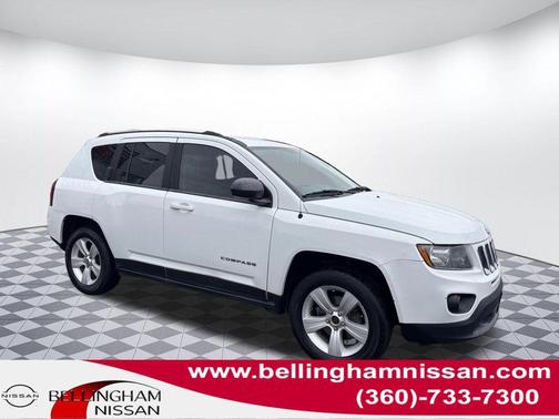 Bright White Clearcoat 2014 Jeep Compass Sport