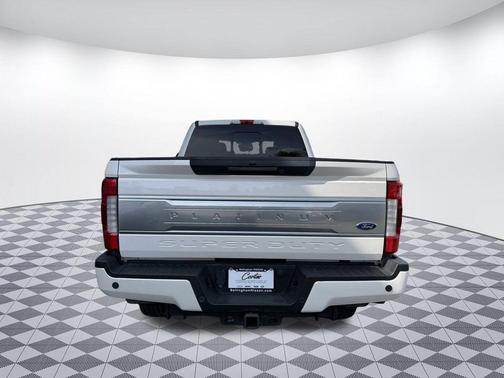 White Platinum Metallic Tri-Coat 2019 Ford F-350 Platinum