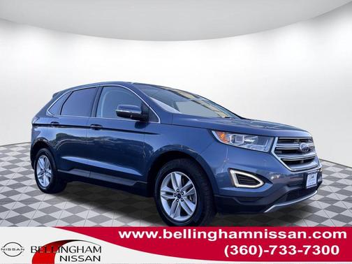 Blue Metallic 2018 Ford Edge SEL
