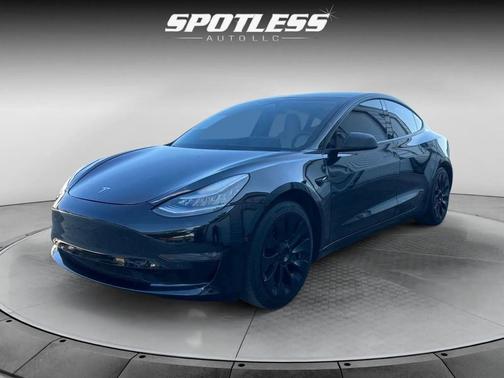 Solid Black 2021 Tesla Model 3 Standard Range Plus