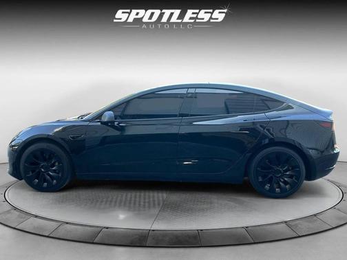 Solid Black 2021 Tesla Model 3 Standard Range Plus