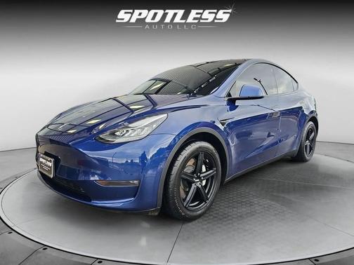 Deep Blue Metallic 2021 Tesla Model Y Long Range Dual Motor All-Wheel Drive