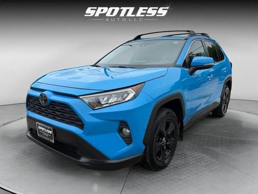 Blue Flame 2019 Toyota RAV4 XLE