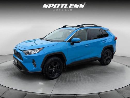 Blue Flame 2019 Toyota RAV4 XLE