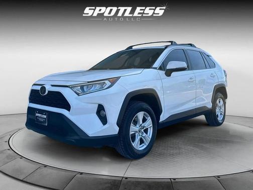 Super White 2019 Toyota RAV4 XLE